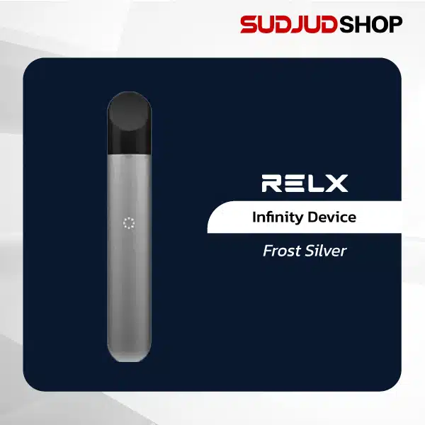 relx infinity device frost silver