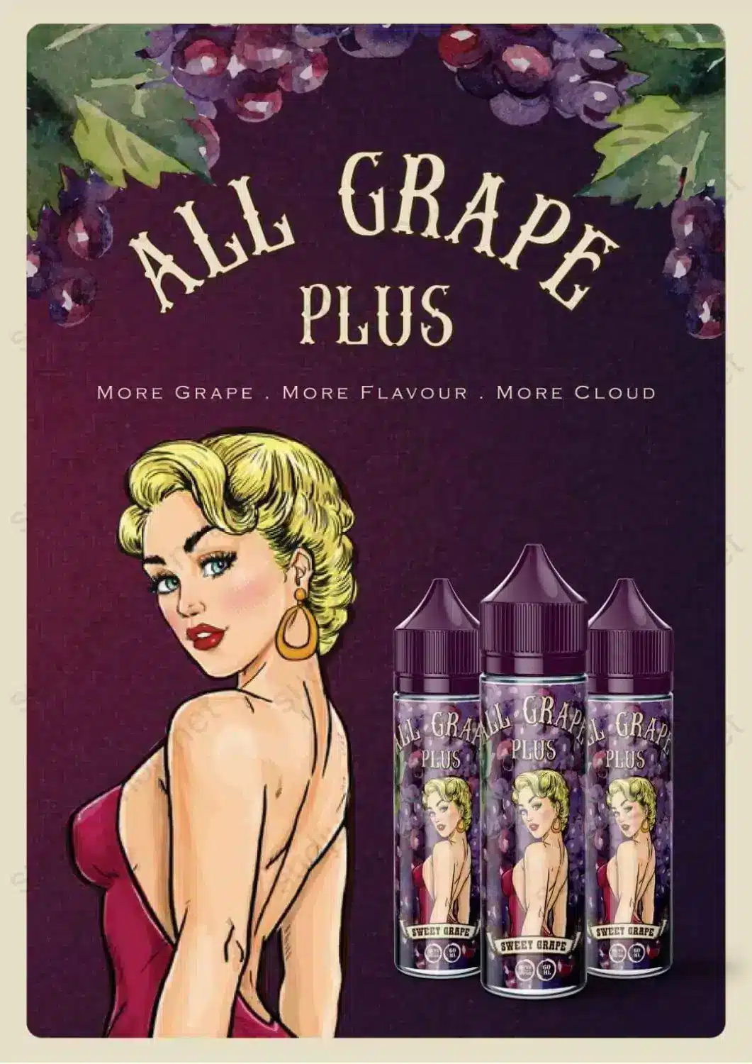 all grape 60 ml nic3