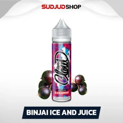 binjai ice and juice nic6 cloud blackcurrant