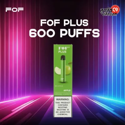 fof plus 600 puffs apple