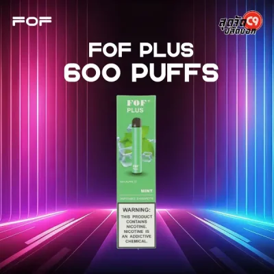 fof plus 600 puffs mint