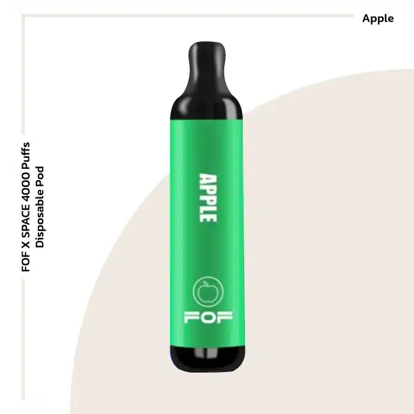 fof x space 4000 puffs disposable pod apple