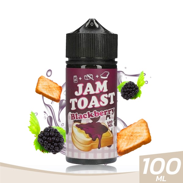 jam toast freebase 100ml blackberry