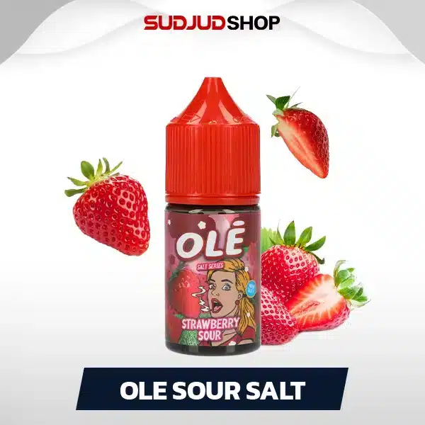 ole sour salt 30ml strawberry