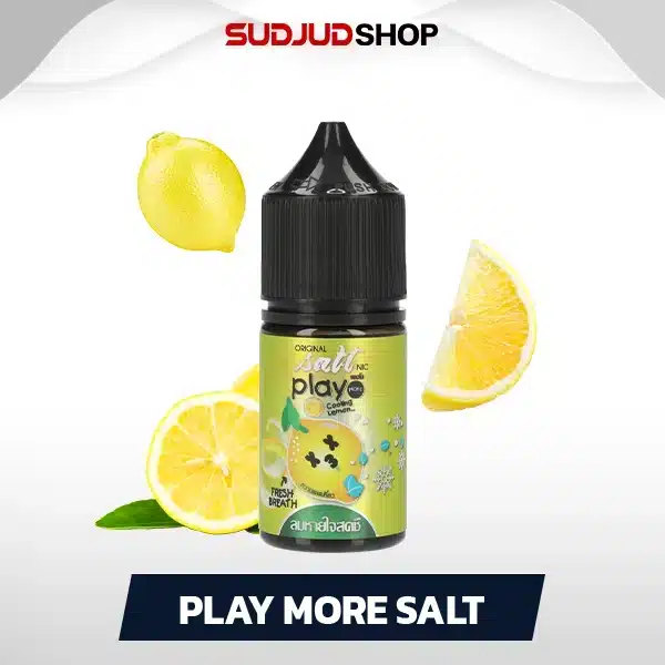play more salt 30ml nic30 cooling lemon
