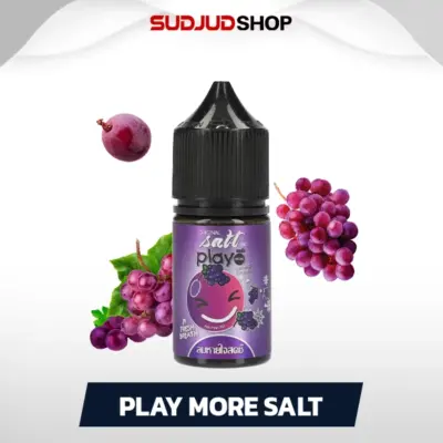play more salt 30ml nic30 grape