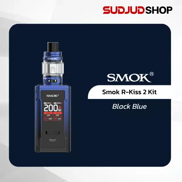 smok r-kiss 2 kit black blue