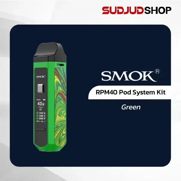 smok rpm40 pod system kit green
