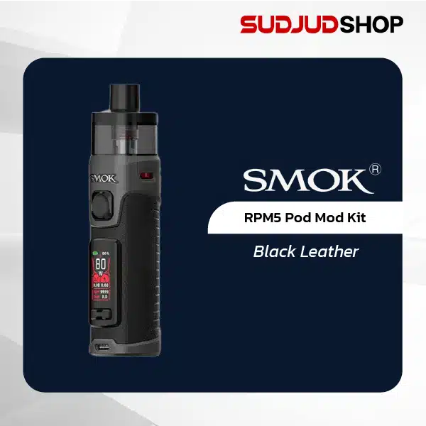 smok rpm5 pod mod kit black leather