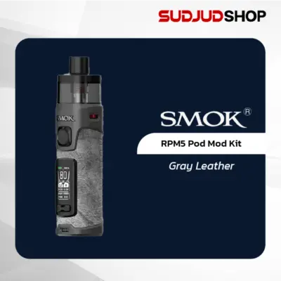 smok rpm5 pod mod kit grey leather