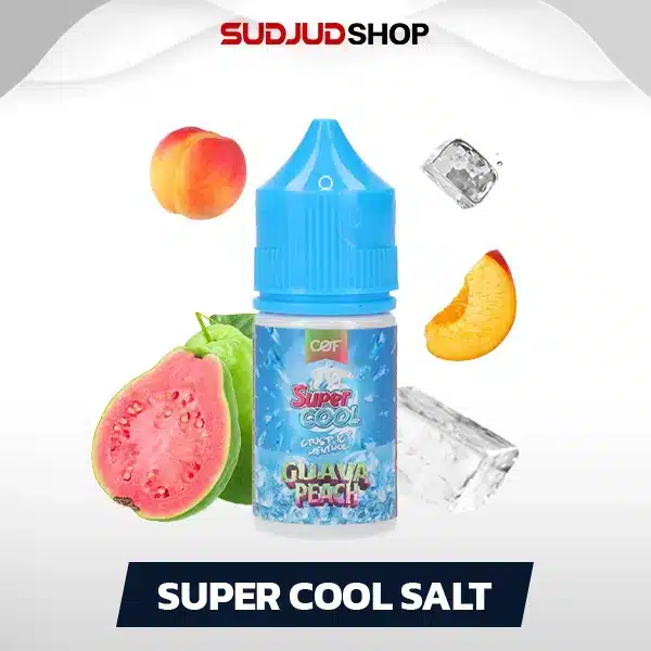 super cool salt 30ml nic35 guava peach