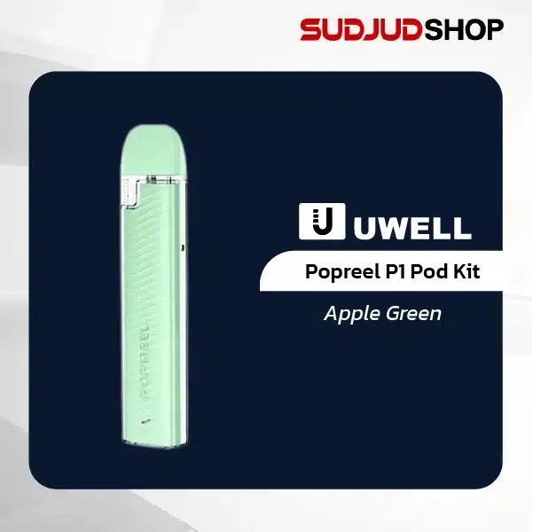 uwell popreel p1 pod kit apple green
