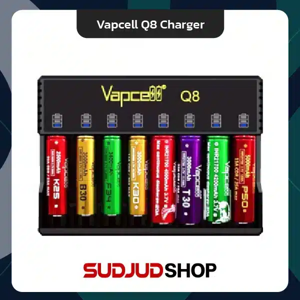vapcell q8 charger all