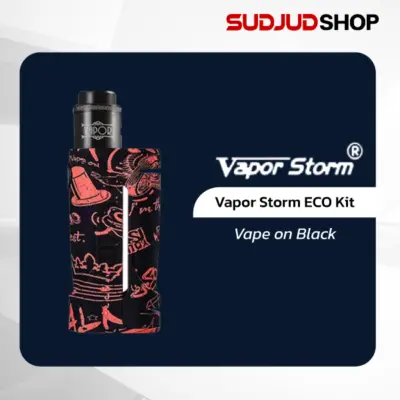 vaporstorm eco kit vape on black