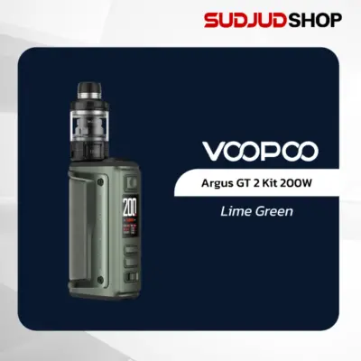 voopoo argus gt 2 kit 200w lime green
