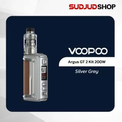 voopoo argus gt 2 kit 200w silver grey