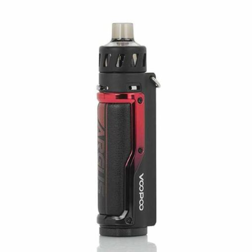 voopoo argus pro kit litchi leather red
