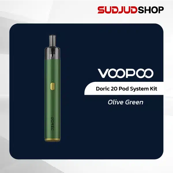 voopoo doric 20 pod system kit olive green