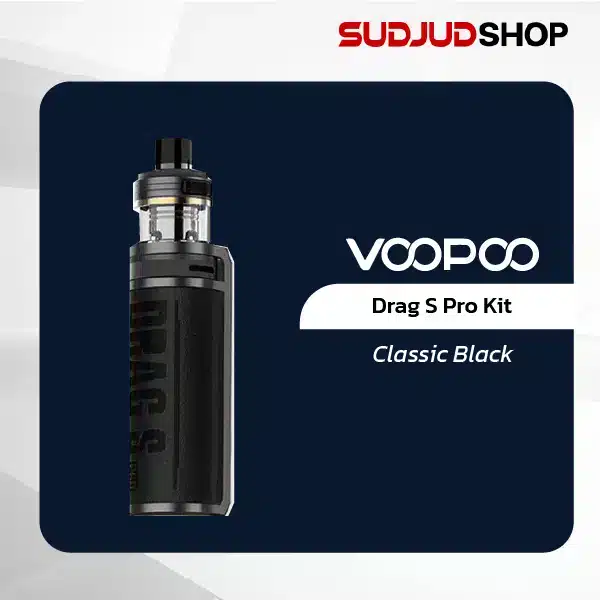 voopoo drag s pro kit classic black
