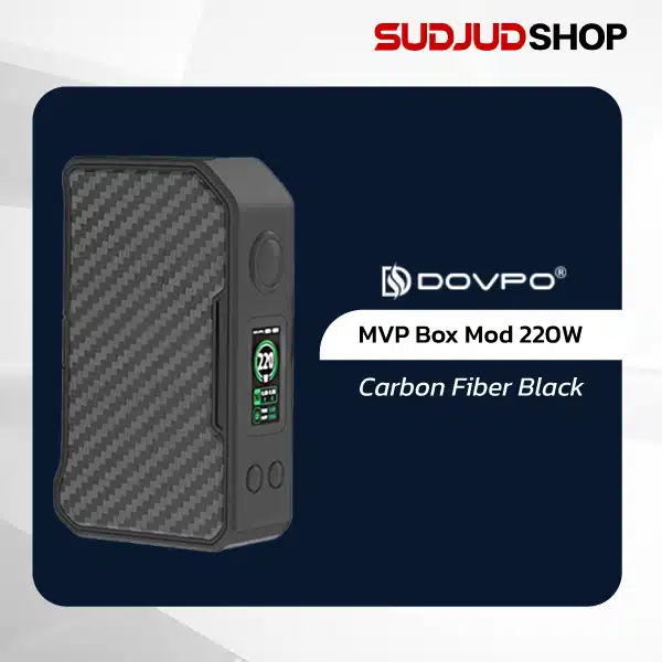 dovpo mvp box mod 220w carbon fiber black