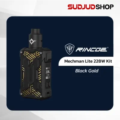 rincoe mechman lite 228w kit black gold