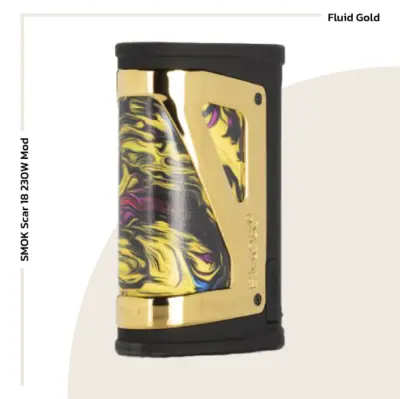 smok scar 18 230w mod fluid gold