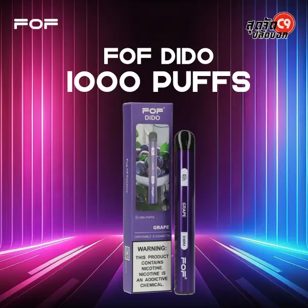fof dido 1000 puffs grape