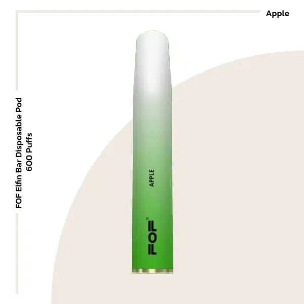 fof elfin bar pisposable pod apple