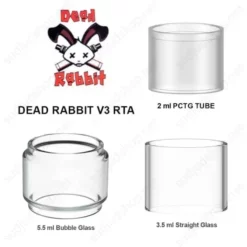 hellvape dead rabbit 3 rta glass tube