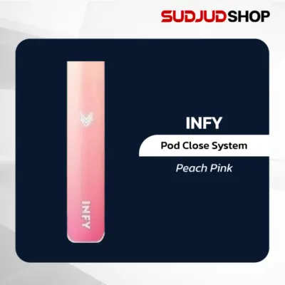 infy pod close system peach pink