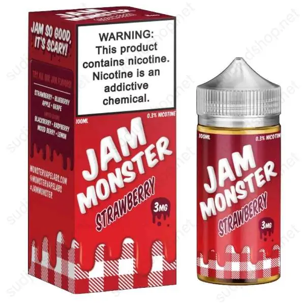 jam monster strawberry nic3