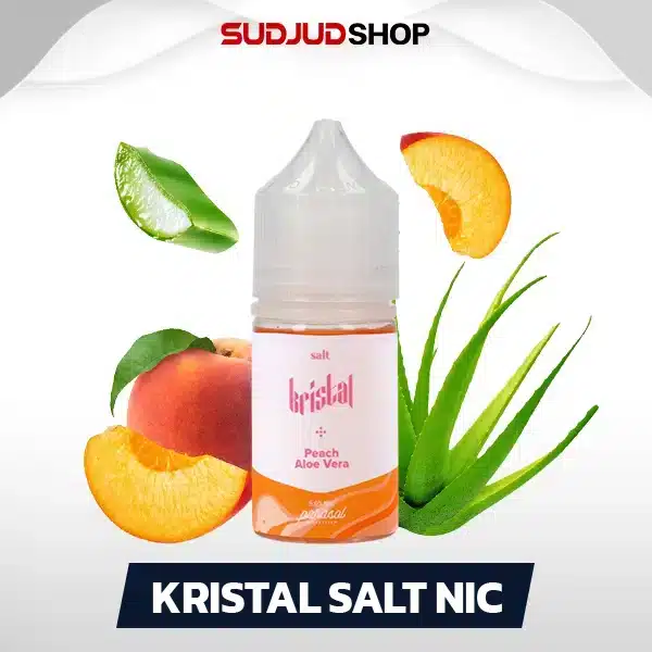 kristal salt nic 30ml peach aloe vera