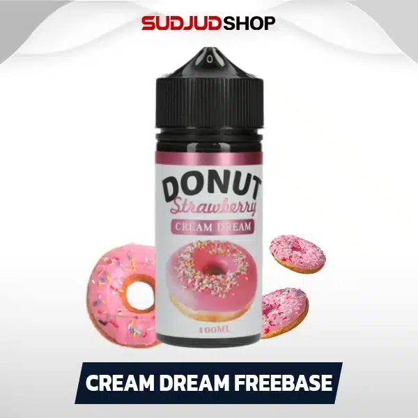 cream dream donut strawberry freebase 100ml