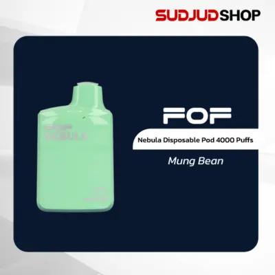 fof nebula disposable pod 4000 puffs mung bean
