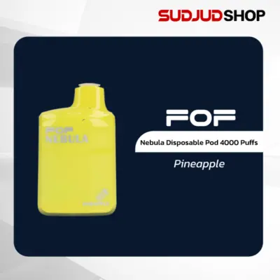 fof nebula disposable pod 4000 puffs pineapple