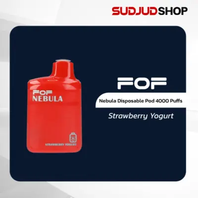 fof nebula disposable pod 4000 puffs strawberry yogurt