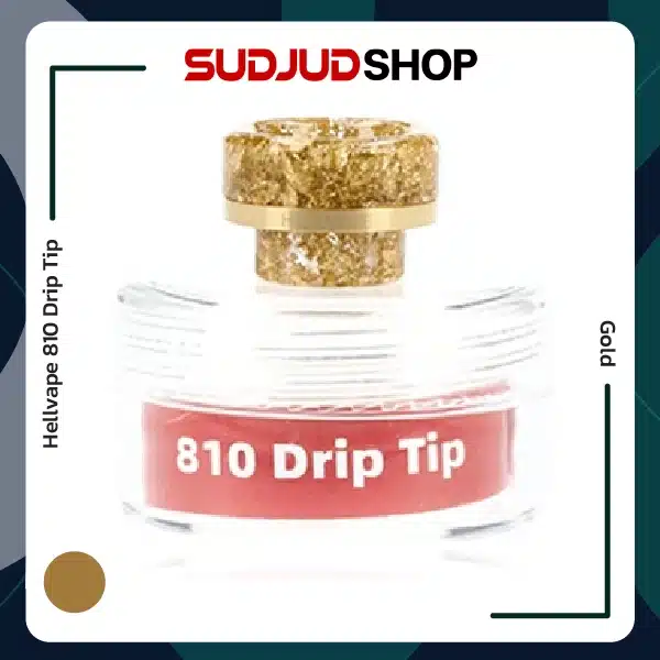hellvape 810 drip tip gold