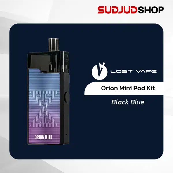 lost vape orion mini pod kit black blue