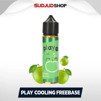 play cooling freebase 60ml green apple