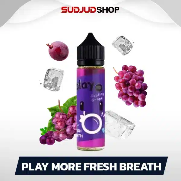 play more fresh breath freebase 60ml grape
