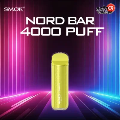 smok nord bar 4000 puffs banana ice