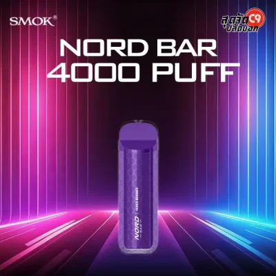smok nord bar 4000 puffs mixed berries