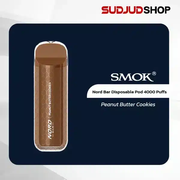 smok nord bar disposable pod 4000 puffs peanut butter