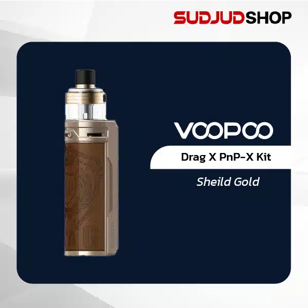 voopoo drag x pnp x kit sheild gold