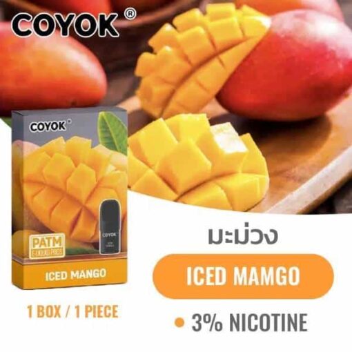 coyok pod relx infinity iced mango