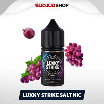 luxky strike salt nic 30ml nic30 double click grape