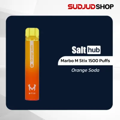 marbo m stix 1500 puffs orange soda