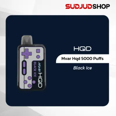mvar hqd disposable pod 5000 puffs black ice