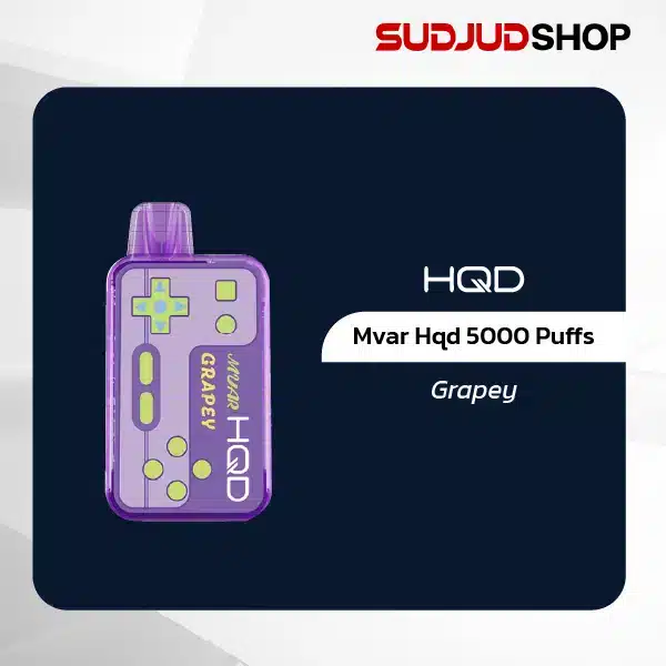 mvar hqd disposable pod 5000 puffs grapey