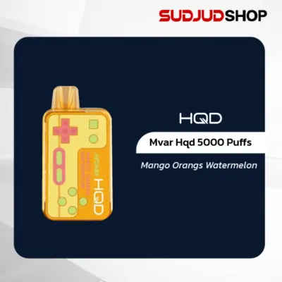 mvar hqd disposable pod 5000 puffs mango orangs watermelon